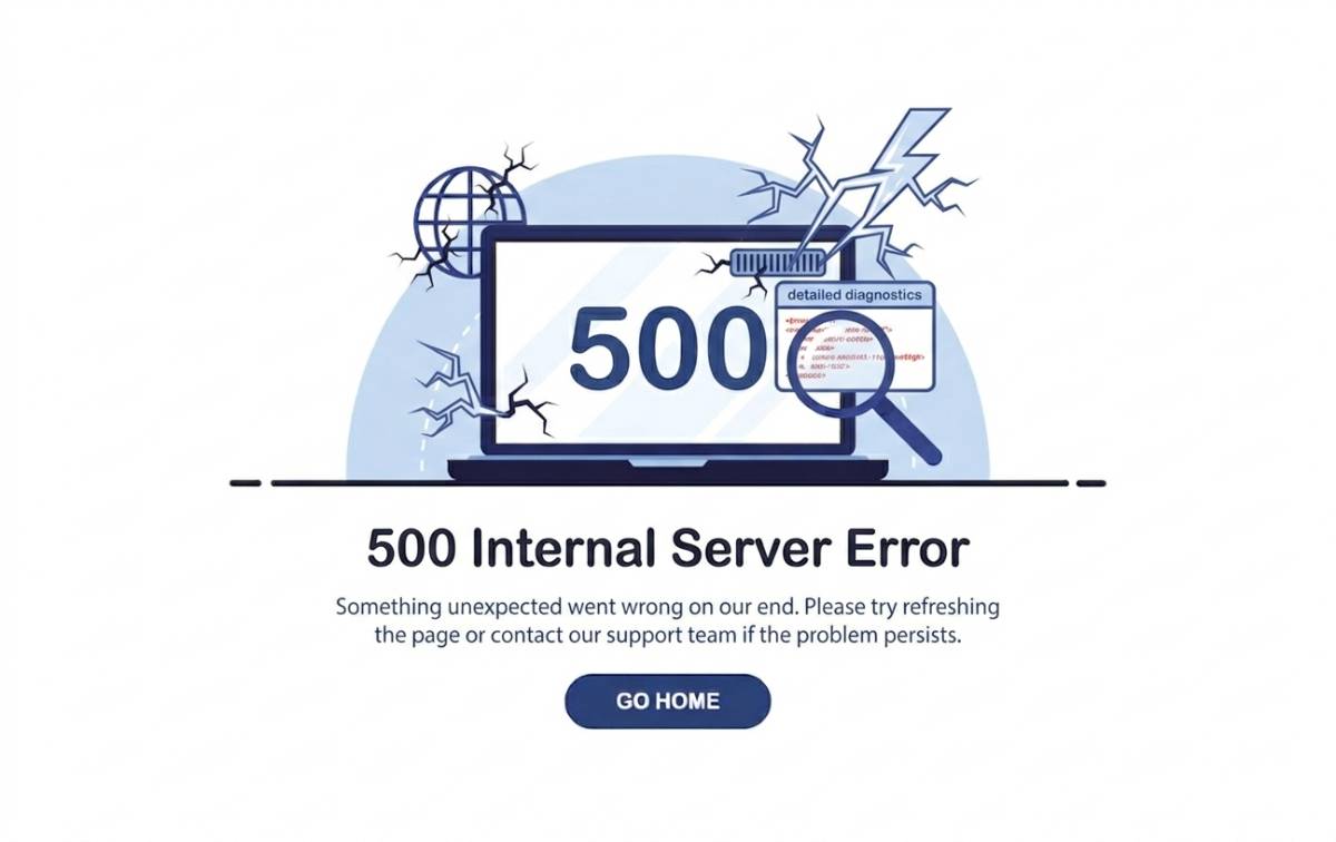500エラーの原因と対処法｜Internal Server Errorの意味を解説